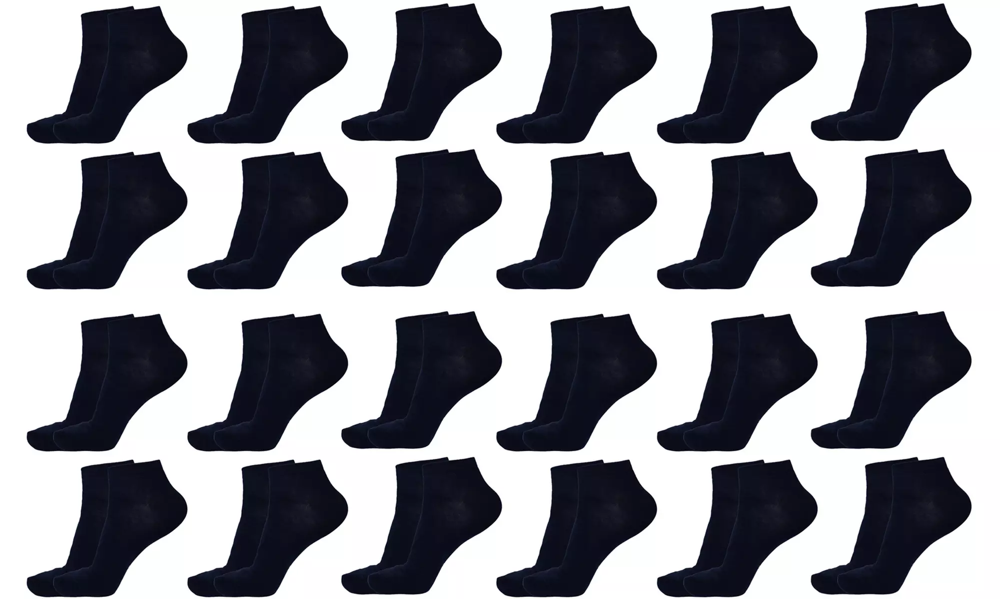 6, 12 o 24 calzini corti alla caviglia El Charro