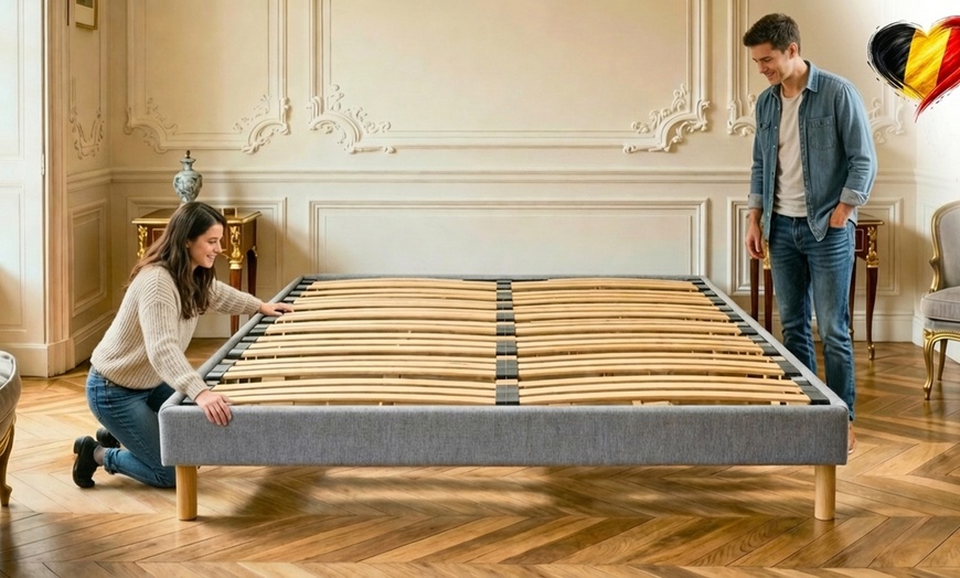 Image 3: Sommierà latte dynamique, fabriqué en Belgique, livraison incluse