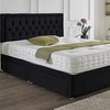 Image 5: Chesterfield Plush Divan Bed with Memory Foam Sprung Mattress 