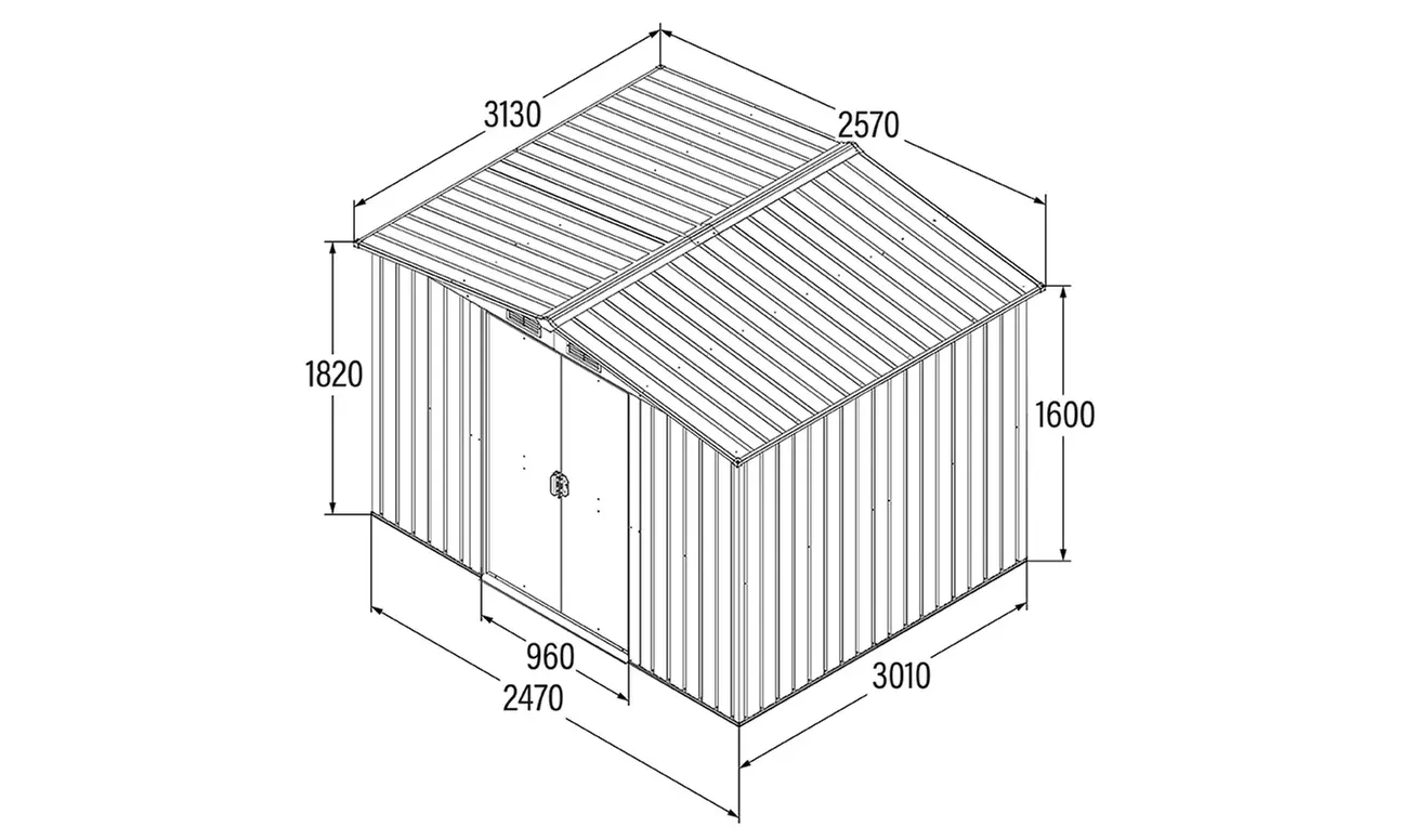 Home Deluxe Geräteschuppen BOHIO