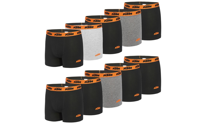 Image 1: Lot de 10 boxers KTM en coton