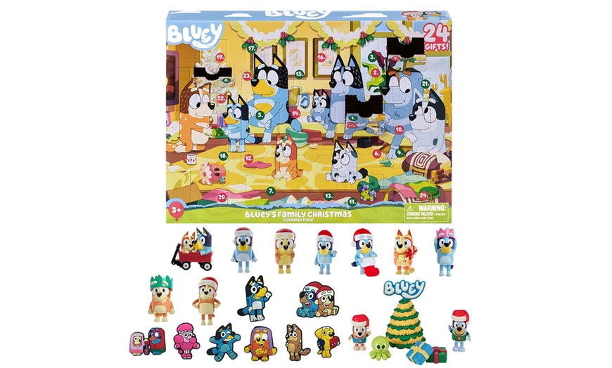 Image 5: Adventskalender mit 3D-Figuren mit Bluey-Motiven