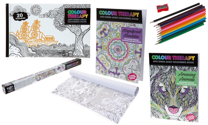 Image 1: Colouring Books and Accessories