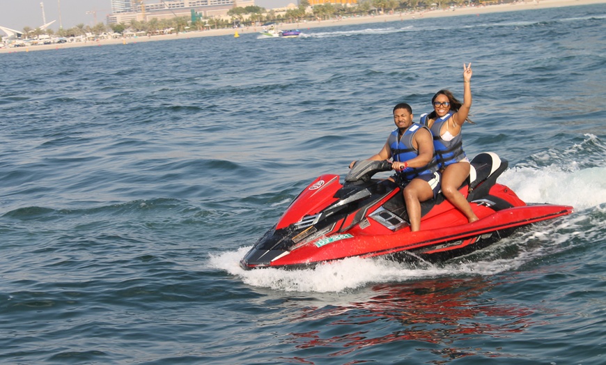 Image 1: Feel the Thrill with 30, 60, or 90-Minute Jet Ski Rental (Up to Two)