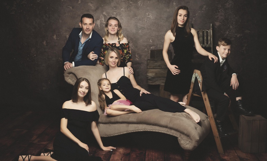 Image 1: Family Photo Shoot with Included Print