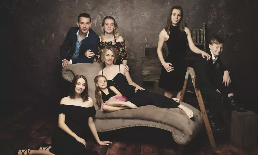 Image 1: Family Photo Shoot with Included Print