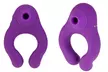Sextoy - Juguete sexual: Set de estimulador de clítoris, vibrador conejito y vibrador varita, de silicona quirúrgica, de Hugbox - Second Medium