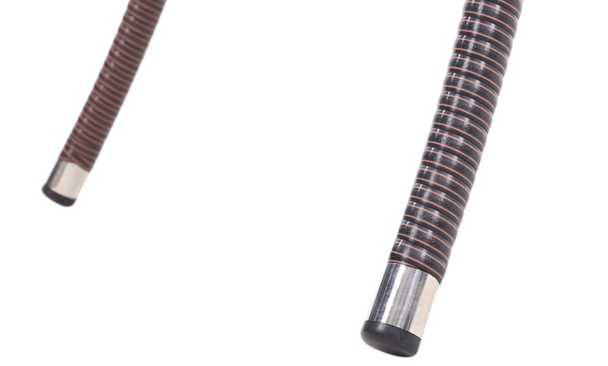 Image 20: Outdoor Garden Rattan Effect Tempered Glass Coffee Table with 6 Styles