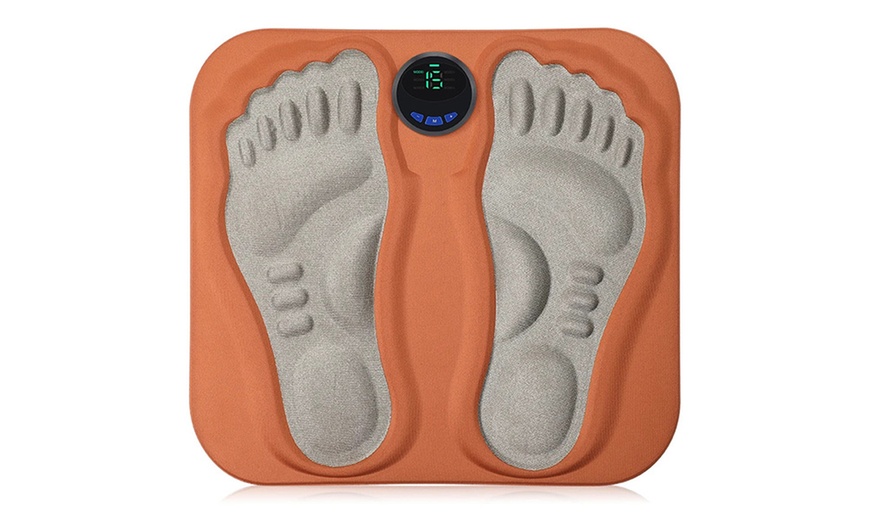 Image 2: Electronic Foot Massager Mat, 3D Comfort Design with LCD Screen