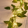 Image 2: 10 Meter Artificial Ivy Leaves Light String