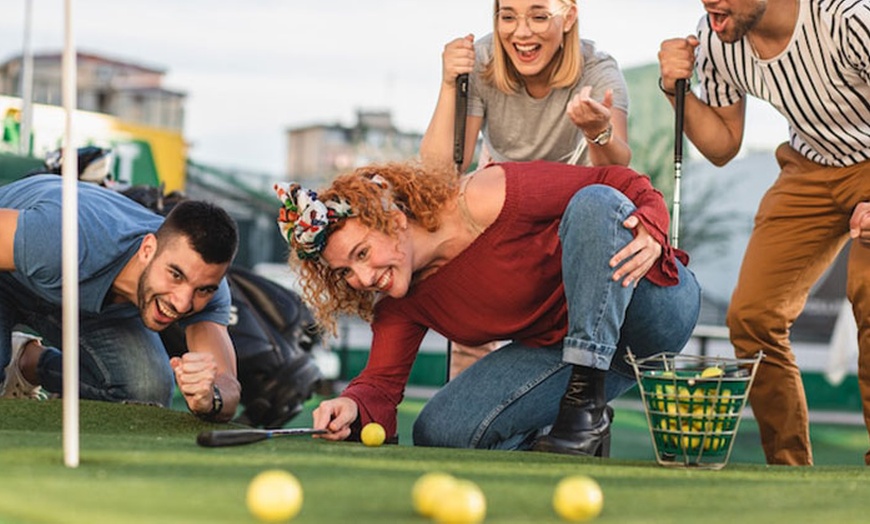Image 2: Family Fun with Mini Golf and Go Karts for Two or Four People