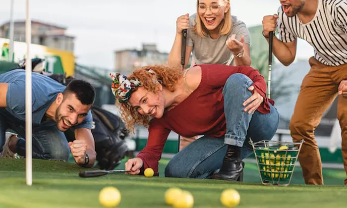 Family Fun with Mini Golf and Go Karts for Two or Four People