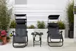 Neo Folding Zero Gravity Garden Chairs and Table Set - Image 2