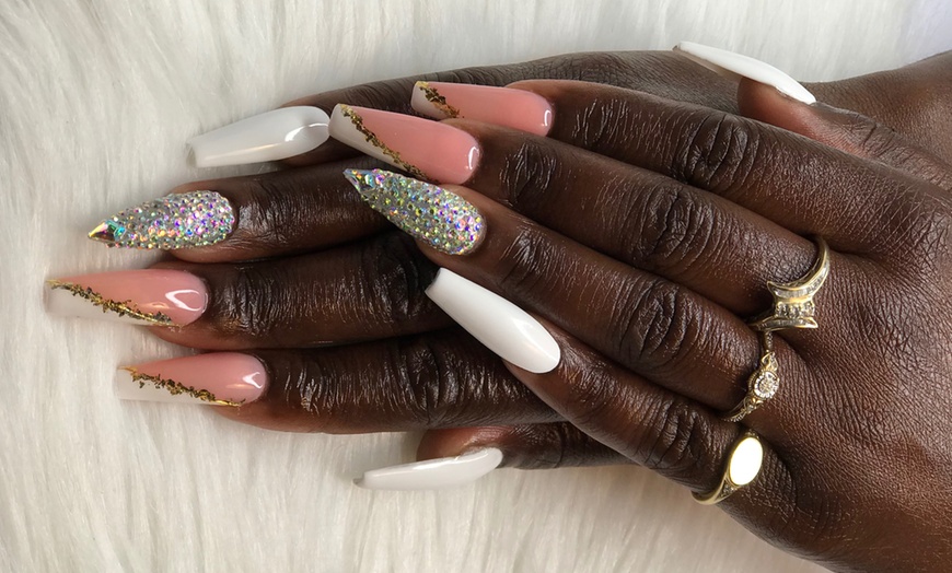 Image 4: Custom Freestyle Nail Sets in Short, Medium, or Long Lengths 