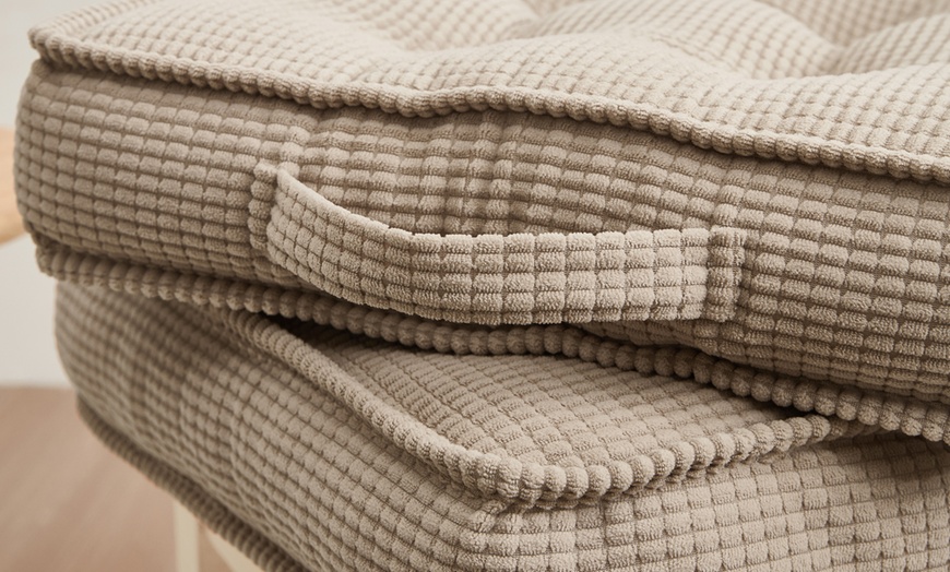 Image 3: Set of Two or Four Extra Thick Booster Seat Cushions