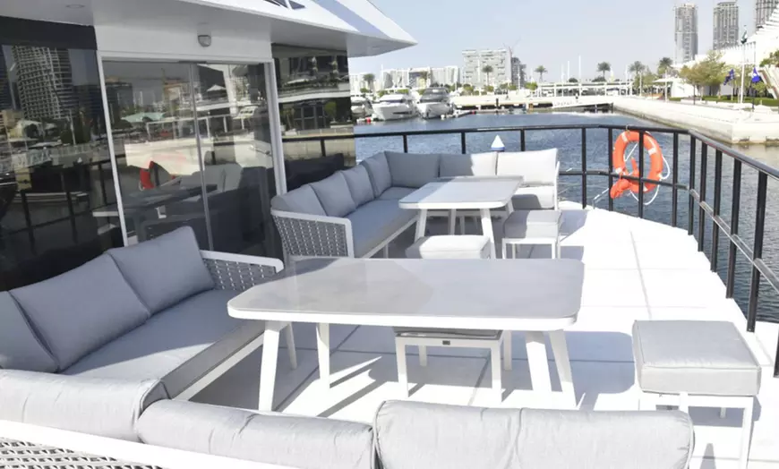 Image 5: Luxury House Boat Sunset Cruise Dubai Marina at Luxury Yachts