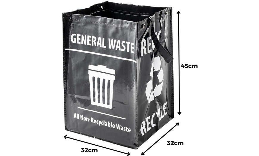 Image 15: Five Packs of Heavy-Duty Recycling Sorting Bags 