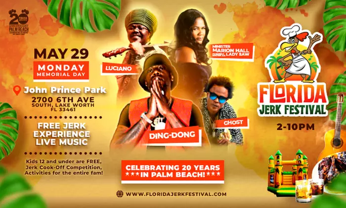One General-Admission or VIP Ticket to Florida Jerk Festival on May 29 - Primary Image