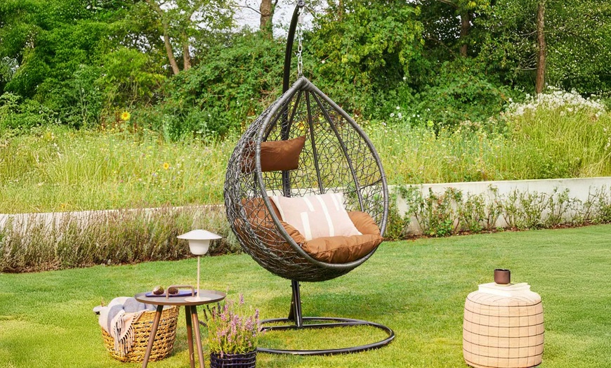 Image 2: Home Deluxe Polyrattan-Hängesessel CIELO
