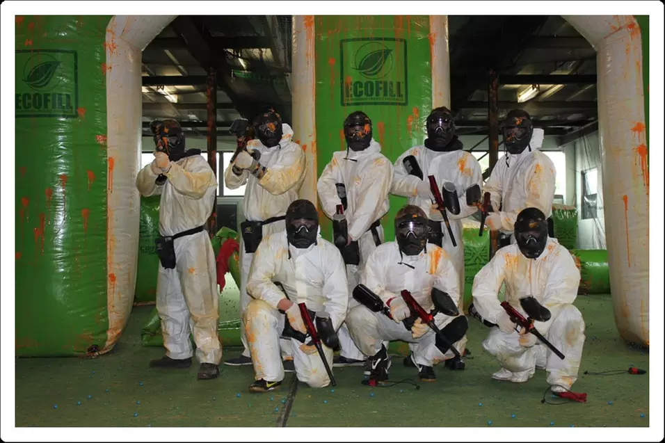2 Stunden Paintball Action inkl. 200 Paints für 1-12 Personen