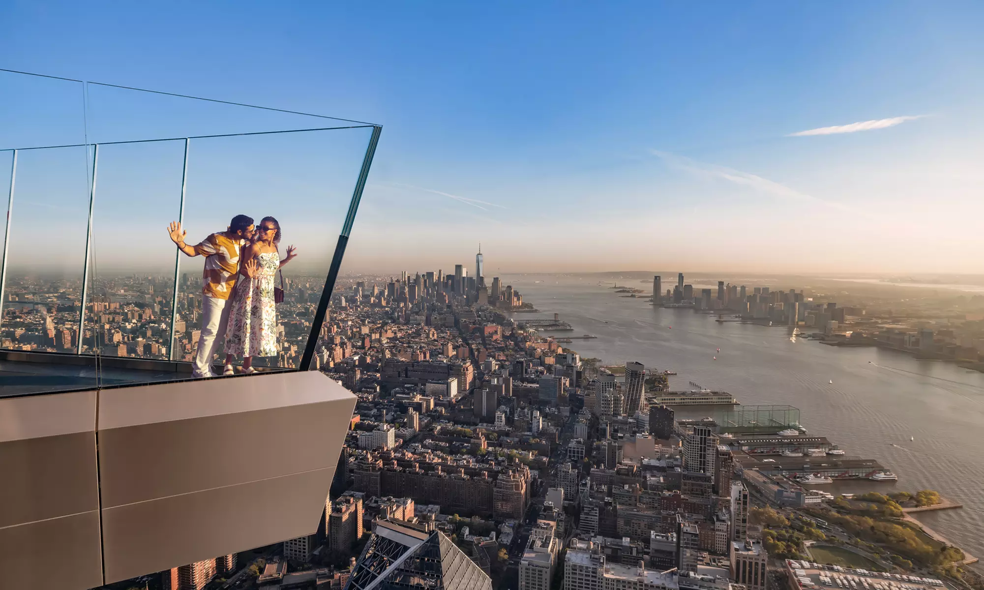 Sky-High 360° NYC Views w/ Edge Sunset VIP or Edge Champagne Admission