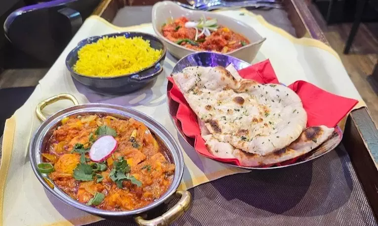 Authentic Two-Course Indian Meal with Drinks for Two or Four