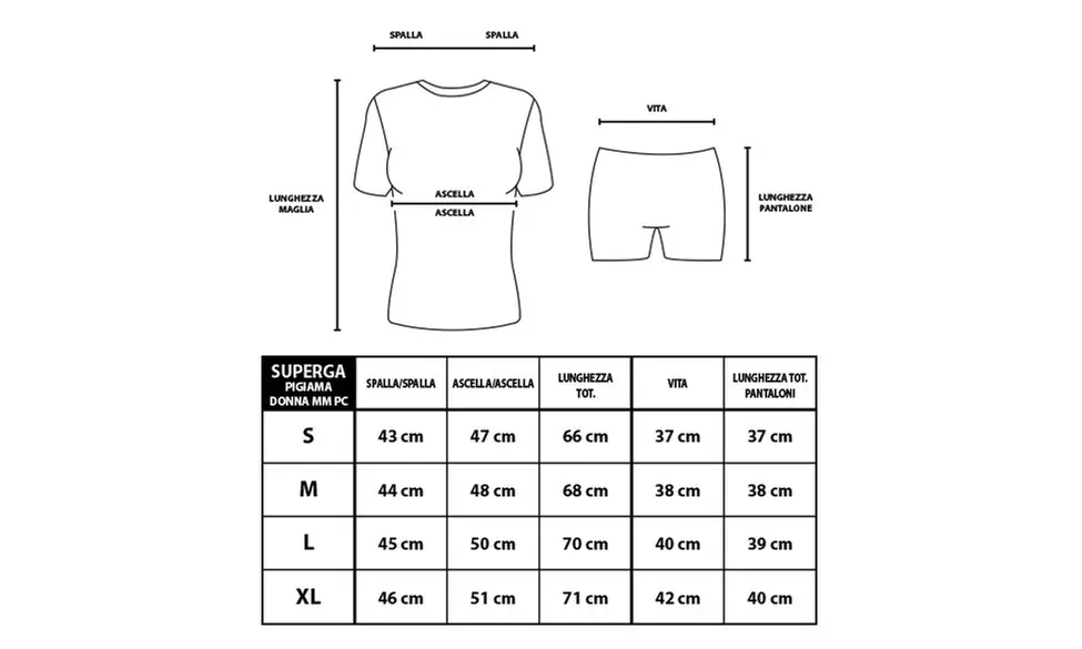 Completo donna Superga in cotone jersey