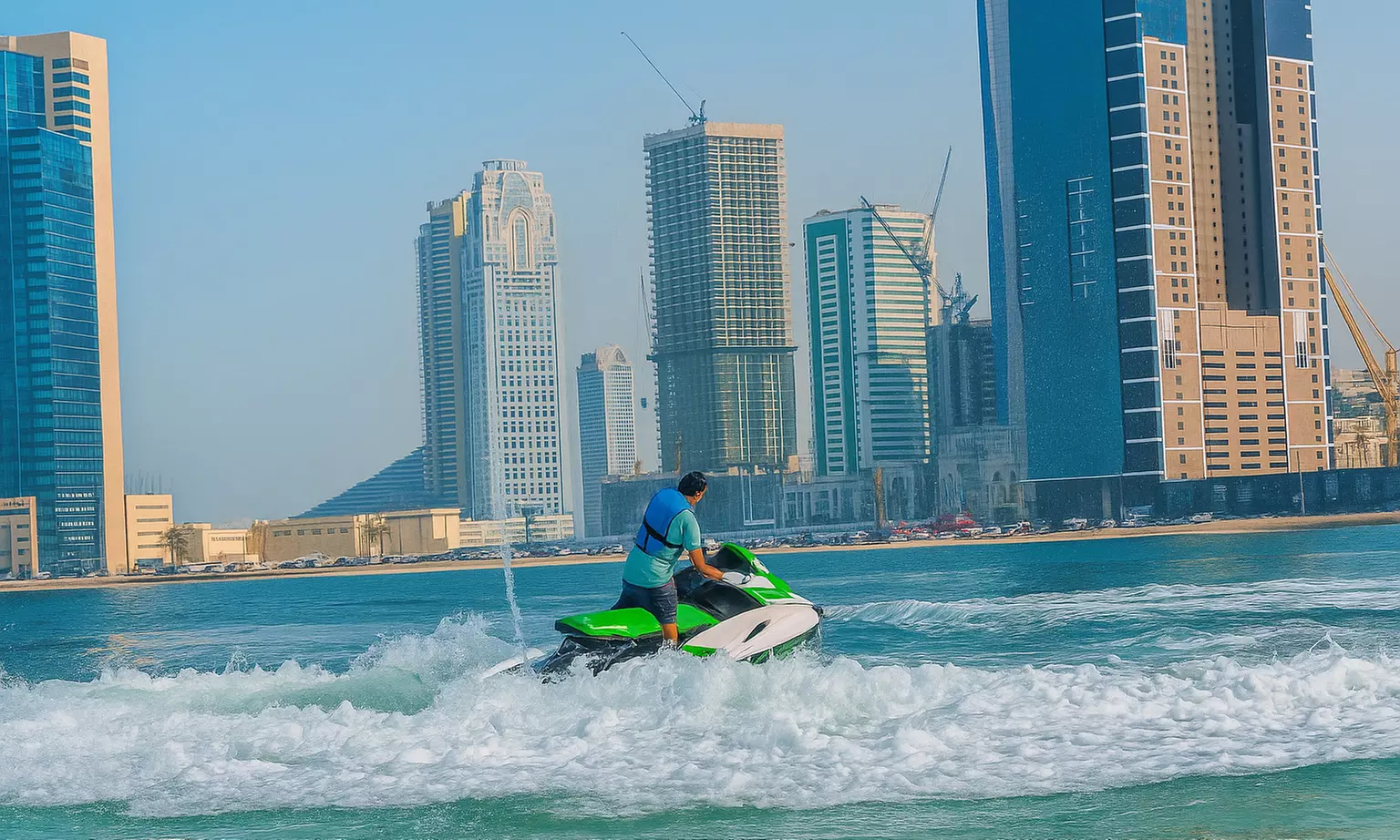30, 45 or 60-Min Jet Ski Rental on New 1500 CC Jetskis for Fun at Al Bahr Al Hayeg Jetski (Up To 64% Off) - Primary Image