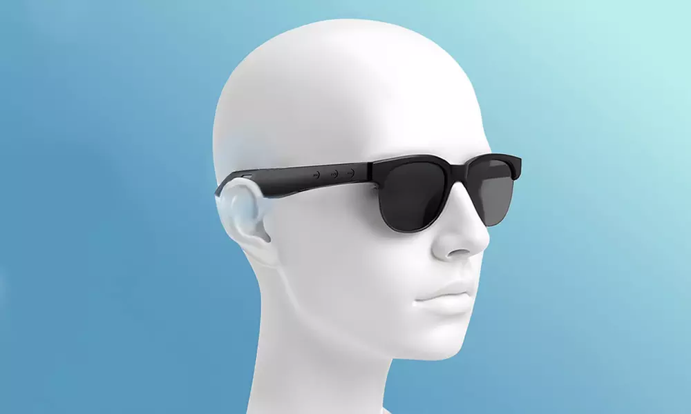 Smart-Brille mit integrierten offenen Kopfhörern