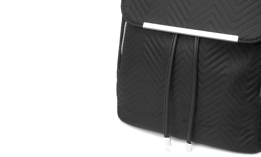 Image 13: MISS LULU Women's Fashion Lightweight Elegant Daily Backpack