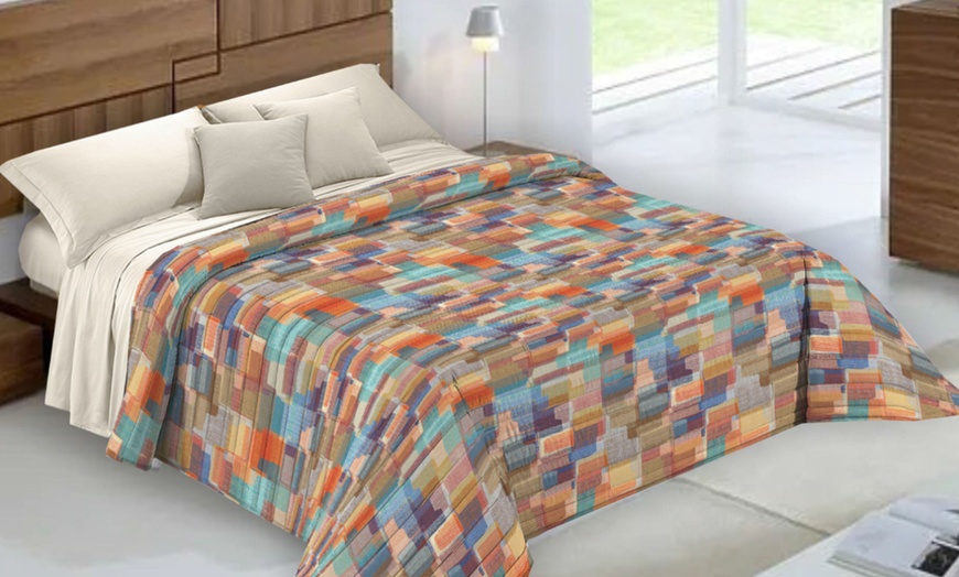 Image 7: Trapuntino estivo in microfibra Made in Italy