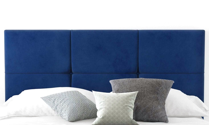 Image 3: Plush Velvet Headboard