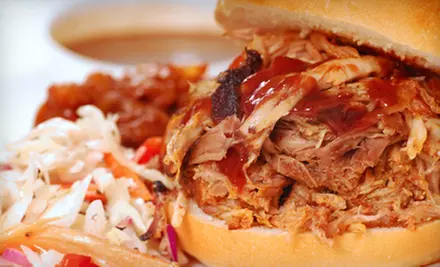 $13 for a Barbecue Marinade, Sauce, and Baked Beans with Delivery from Heart2Heart Soul Food Catering ($27 Value) - Primary Image