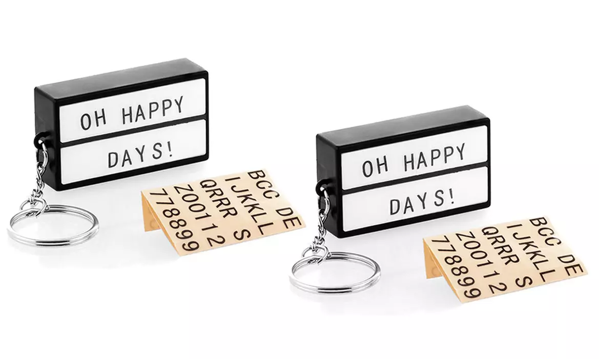 1 ou 2 porte-clés mini boîte lumineuse - Image 5