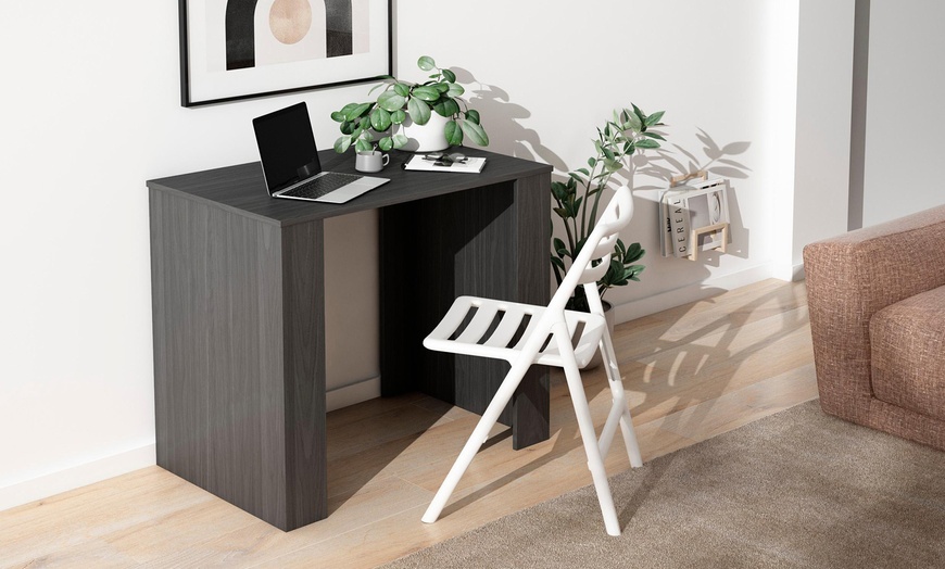 Image 27: Extendable Console Table for 8 Diners