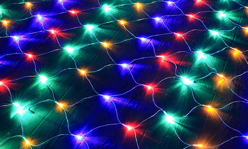 Image 6: LED-Netzlichter mit Solarpanel