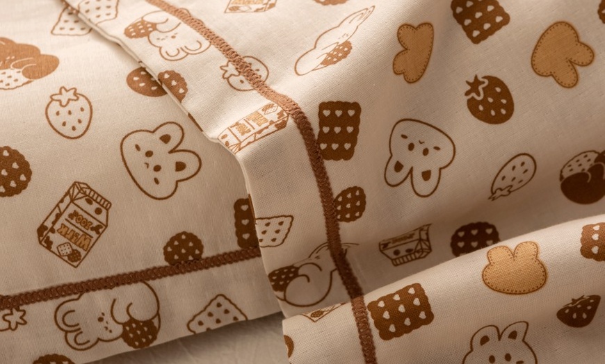 Image 47: Breathable Pure Cotton Kids Pillowcase Pair