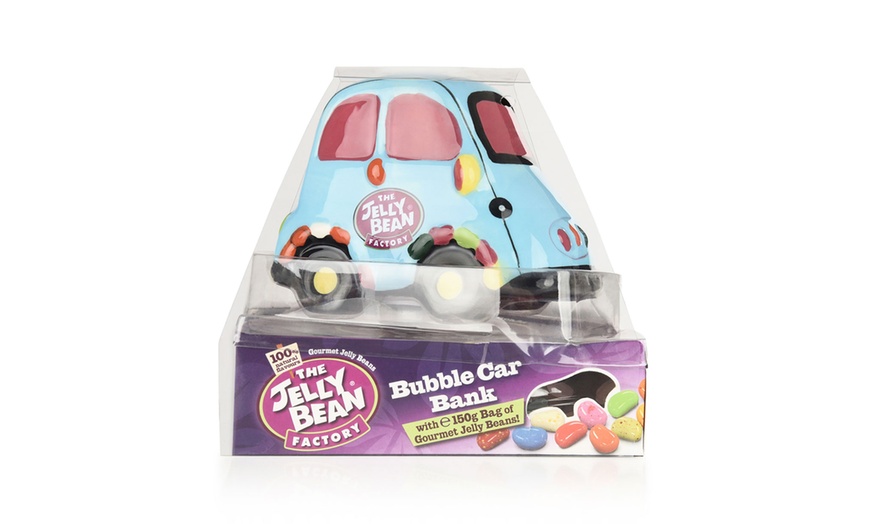 Image 7: Jelly Bean Car or Plane Coin Bank