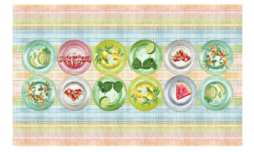 Image 18: Tovaglia digitale in tessuto Panama