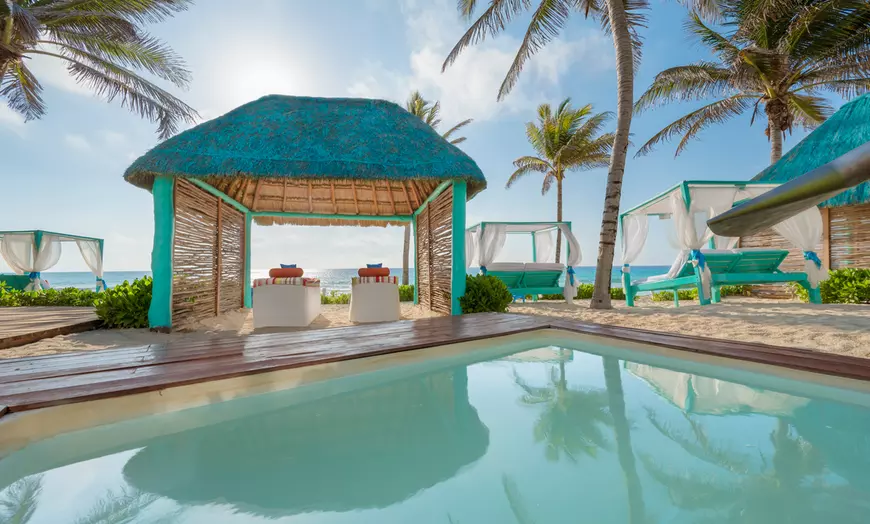 Private beach
