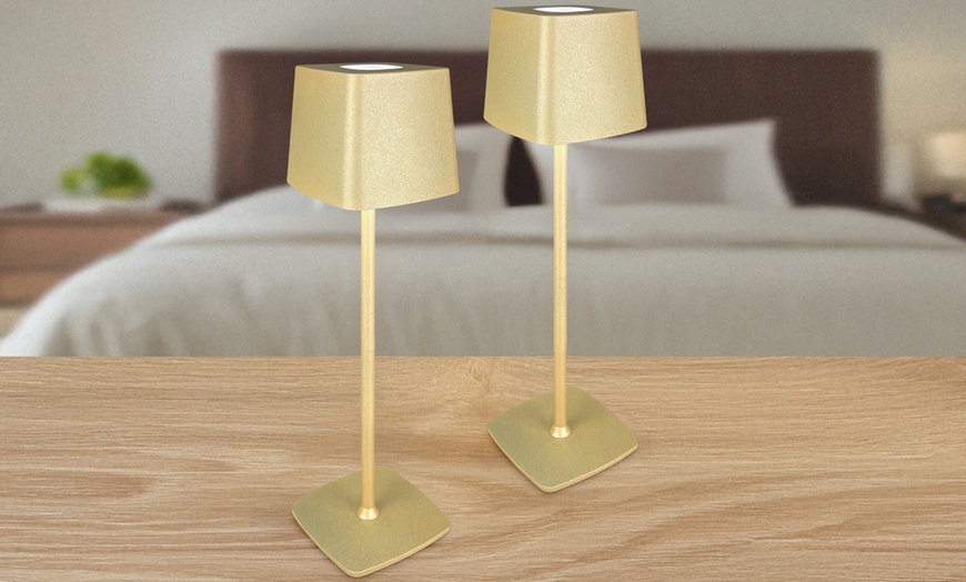 Image 32: Set di 2 lampade a led