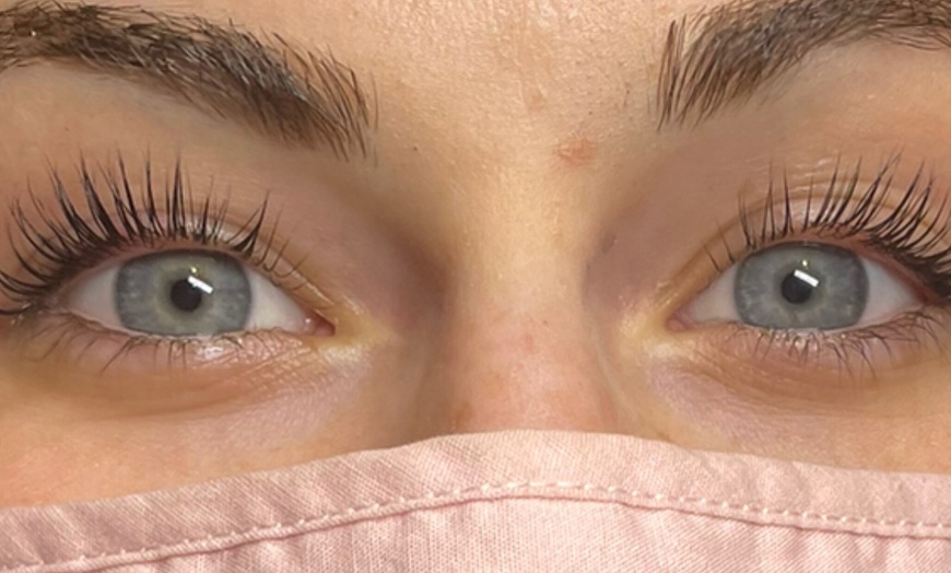 Image 2: Transform your brows: Eyebrow Lamination & Tint or Lash Lift & Tint