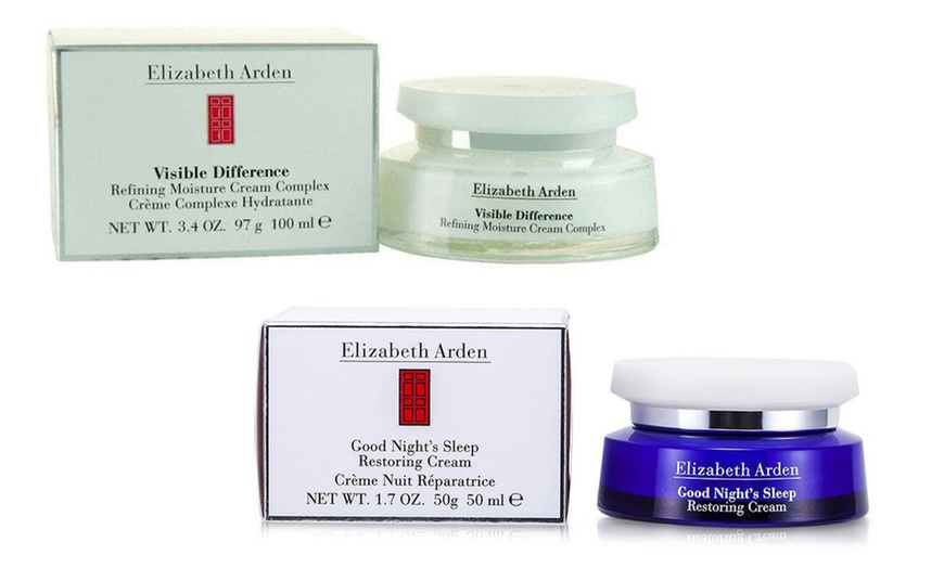 Image 1: Elizabeth Arden Night Cream and Visible Difference Cream