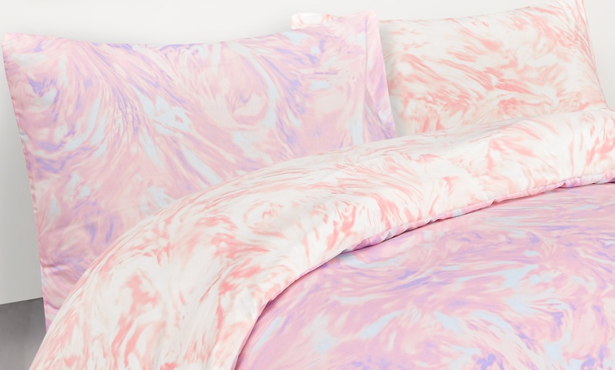 Image 6: Single Oiled Swirl Duvet Set 