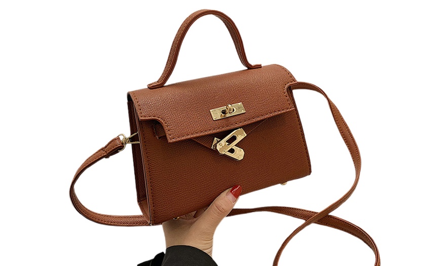Image 18: Crossbody Satchel Bag