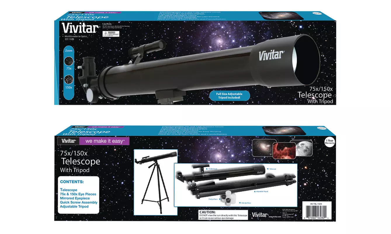 Vivitar 75x/150x Telescope - Second Medium