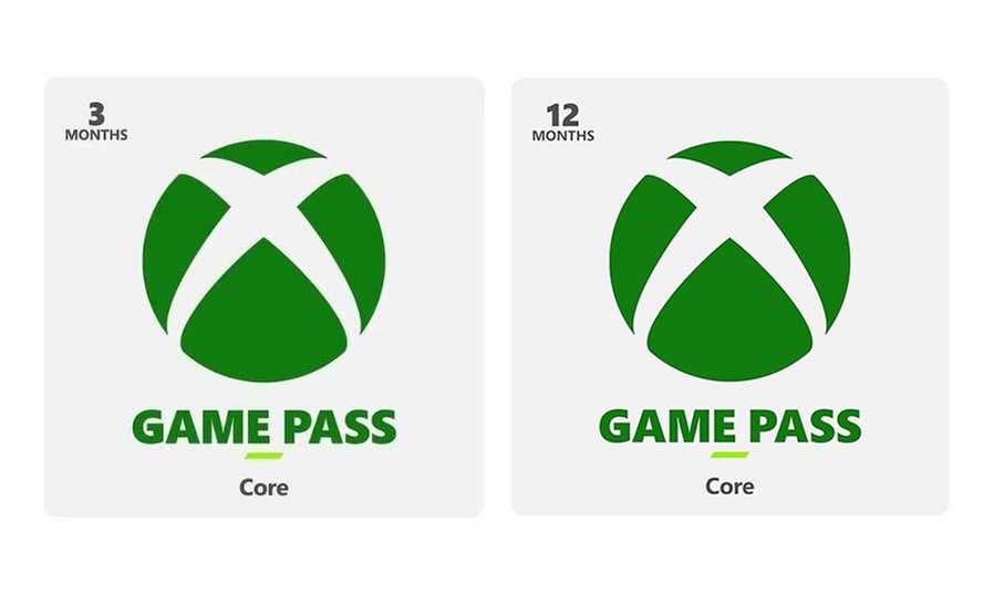 Xbox Game Pass Core – 3 or 12 Months of Online Console Gaming
