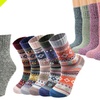 Image 1: 5 Pack Winter Warm Knit Socks