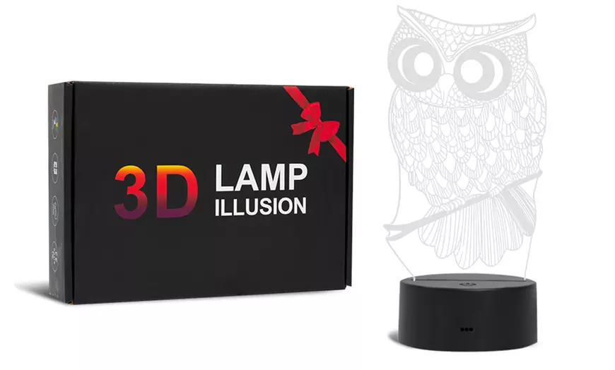 Image 9: Veilleuse hologramme 3D à LED