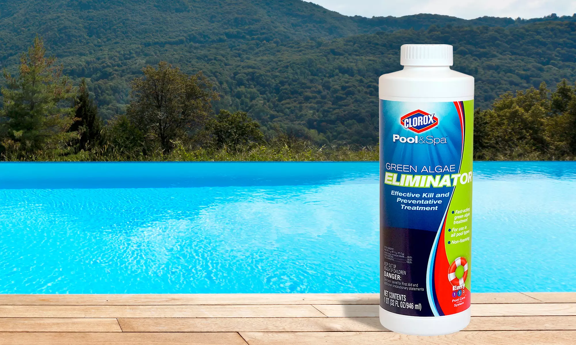 Clorox Pool & Spa Green-Algae Eliminator (32oz.) - Primary Image